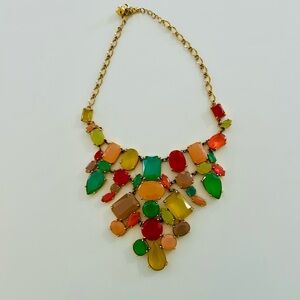 Kate Spade Multicolor Gem Necklace and earrings